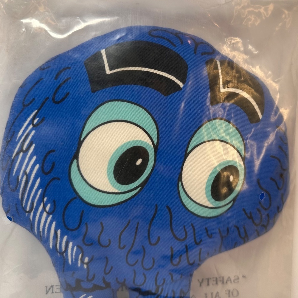 McDonald’s Fry Guy Plush 1987 Blue New in Bag 12” Vintage - Picture 4 of 8